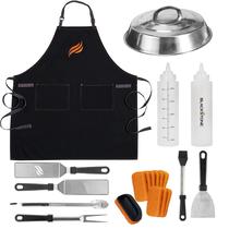 Kit de ferramentas BLACKSTONE Pro 22 peças de aço inoxidável Kit de ferramentas BLACKSTONE Pro 22 peças de aço inoxidável