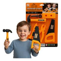 Kit De Ferramentas Brinquedos Infantil Construtor Divertido