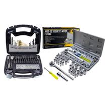 Kit De Ferramentas Brocas Bits Furadeira e Jogo Soquetes Sextavado Fasterr Kit De Ferramentas Brocas Bits Furadeira e Jogo Soquetes Sextavado Fasterr