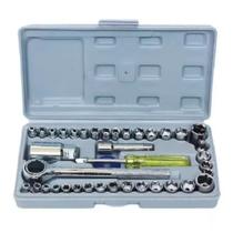 Kit De Ferramentas Catraca Reversivel Jogo Soquetes 40 pecas