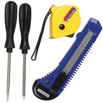 Kit de Ferramentas com 4 Peças - 43408118 - TRAMONTINA Kit de Ferramentas com 4 Peças - 43408118 - TRAMONTINA