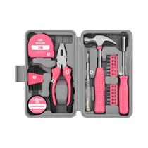 Kit De Ferramentas Compacto DIY De 24 Peças Amarelo Para Melhorias E Reparos Em Casa E Escritório