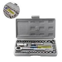 Kit de Ferramentas Completo com Soquetes e Chaves - 40 Peças - AIWA