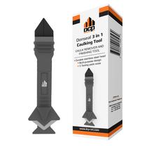 Kit de ferramentas de calafetagem DCP Donseal 3 em 1 de silicone com 5 almofadas
