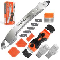 Kit de ferramentas de calafetagem THINKWORK 4 em 1 para remover calafetagem inoxidável Kit de ferramentas de calafetagem THINKWORK 4 em 1 para remover calafetagem inoxidável