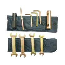 Kit De Ferramentas De Chave De Boca Para Motocicleta Com 9 Peças, Chave De Parafuso De Dupla Face