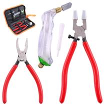 Kit de ferramentas de corte de vitrais Swpeet 3 unidades com pontas extras