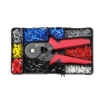 Kit De Ferramentas De Crimpagem 6-4A HSC8 Conectores De Fio AWG 23-7 Alicate Crimpador Com 1200 Kit De Ferramentas De Crimpagem 6-4A HSC8 Conectores De Fio AWG 23-7 Alicate Crimpador Com 1200
