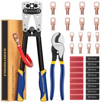 Kit de ferramentas de crimpagem de cabos de bateria haisstronica Heavy Duty