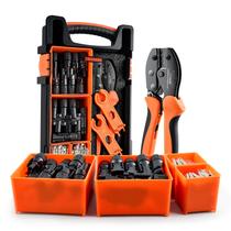 Kit de ferramentas de crimpagem de conectores de painel solar SWANAMB com 15 pares