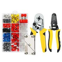 Kit de ferramentas de crimpagem de ponteiras SRXECT Wire Stripper 600PCS Ferrules