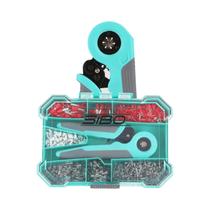 Kit De Ferramentas De Crimpagem Mini Ratchet Para Terminais Tubulares, Conjunto De Alicates