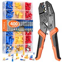 Kit de ferramentas de crimpagem Preciva AWG20-10 com 400 conectores