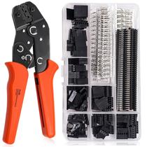 Kit de ferramentas de crimpagem Taiss Dupont SN-28B com 600 unidades de 2,54 mm Kit de ferramentas de crimpagem Taiss Dupont SN-28B com 600 unidades de 2,54 mm