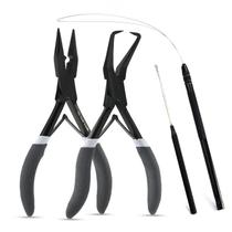 Kit de ferramentas de extensão de cabelo My Hair Tools com alicate e estojo