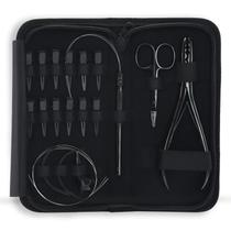 Kit de ferramentas de extensão de cabelo My Hair Tools com alicates e clipes