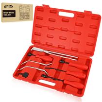 Kit de ferramentas de freio a tambor GOOACC 8PCS com instalador de mola vermelho