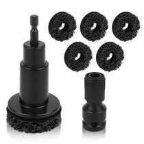 Kit de ferramentas de limpeza de cubo de roda IGVSP Limpador de freio com 5 cabeças Kit de ferramentas de limpeza de cubo de roda IGVSP Limpador de freio com 5 cabeças