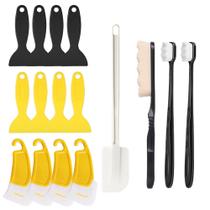 Kit de ferramentas de limpeza para impressora 3D 16 unidades de resina com escova e raspador