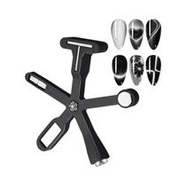 Kit De Ferramentas De Manicure Magnético 6 Em 1 Para Unhas Francesas, Olho De Gato, Meia-Lua E Kit De Ferramentas De Manicure Magnético 6 Em 1 Para Unhas Francesas, Olho De Gato, Meia-Lua E