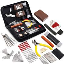 Kit de ferramentas de manutenção para reparo de guitarras MIFOGE 45 unidades com bolsa de transporte