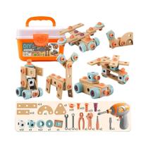 Kit De Ferramentas De Montagem DIY Para Crianças, Brinquedo De Construção STEM, Presentes Montessori