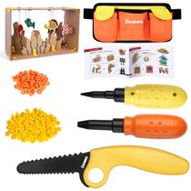 Kit de Ferramentas de Papelão ZLemma 124 Peças com Bolsa de Cintura Kit de Ferramentas de Papelão ZLemma 124 Peças com Bolsa de Cintura