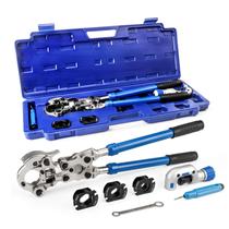 Kit de ferramentas de prensagem de tubos de cobre iCrimp com cortador e rebarbação