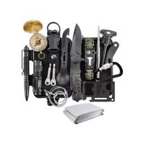 Kit de ferramentas de sobrevivência para acampamento