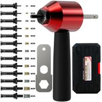 Kit de ferramentas do adaptador Rivet Nut Drill WelderElite com 290 porcas de rebite