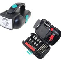 Kit De Ferramentas Domésticas De 24 Peças Com Lanterna Led