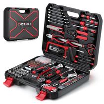 Kit de ferramentas Eastvolt de 218 peças para uso doméstico com estojo de armazenamento