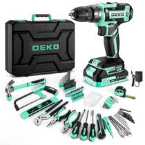 Kit de Ferramentas Elétricas DEKOPRO 20V com Furadeira Sem Fio Kit de Ferramentas Elétricas DEKOPRO 20V com Furadeira Sem Fio