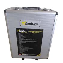 Kit de ferramentas em aluminio c 599 pcs cromo vanadio