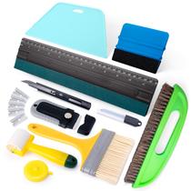 Kit de Ferramentas FOSHIO para Suavização de Papel de Parede - Com Escova, Rolo e Mais