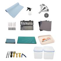 Kit de Ferramentas FUNGDO 15 Peças para Pós-Processamento de Impressoras 3D LCD