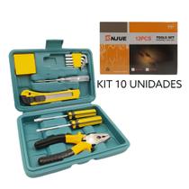 Kit de Ferramentas Jogo 12 Peças com Maleta 8012A Kit 10 unidades - Kingleen