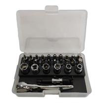 Kit de Ferramentas Jogo de Chaves 28 Peças Soquetes Bits - X-CELL