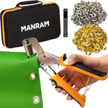 Kit de Ferramentas Manram com Alicate de 10mm para Ilhós - Inclui 600 Ilhós Kit de Ferramentas Manram com Alicate de 10mm para Ilhós - Inclui 600 Ilhós