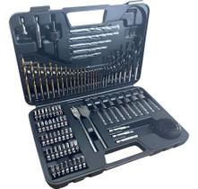 Kit de Ferramentas Manuais com Maleta Plástica 103 Peças Uso Doméstico e Profissional Kit de Ferramentas Manuais com Maleta Plástica 103 Peças Uso Doméstico e Profissional