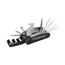 Kit De Ferramentas Multifuncional Para Reparação De Bicicletas 16 Em 1 Com Chave De Fenda, Alavancas