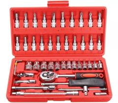 Kit De Ferramentas Multiuso Com 46 Peças E Maleta Kit De Ferramentas Multiuso Com 46 Peças E Maleta