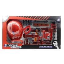 Kit de Ferramentas Oficina Criativa Multikids Vermelho Kit de Ferramentas Oficina Criativa Multikids Vermelho