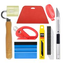 Kit de ferramentas: papel de parede tiptopcarbon com rolo de costura de rodo de feltro