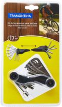 Kit de ferramentas para bicicleta 17 peças tramontina