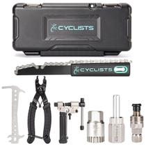 Kit de Ferramentas para Bicicleta Cyclists, 7 Peças, Conjunto de Manutenção e Reparo