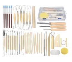 Kit de Ferramentas para Cerâmica Augernis com 44 Peças e Estojo Kit de Ferramentas para Cerâmica Augernis com 44 Peças e Estojo