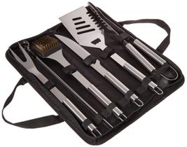 Kit de ferramentas para churrasco Home-Complete HC-1004 7 em aço inoxidável