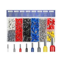 Kit De Ferramentas Para Crimpagem De Terminais AWG24-10 Com Alicates De Catraca E Conectores