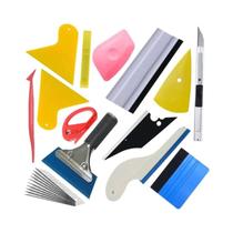 Kit De Ferramentas Para Envelopamento De Carros Em Vinil, Espátula E Cortador Para Aplicação De
